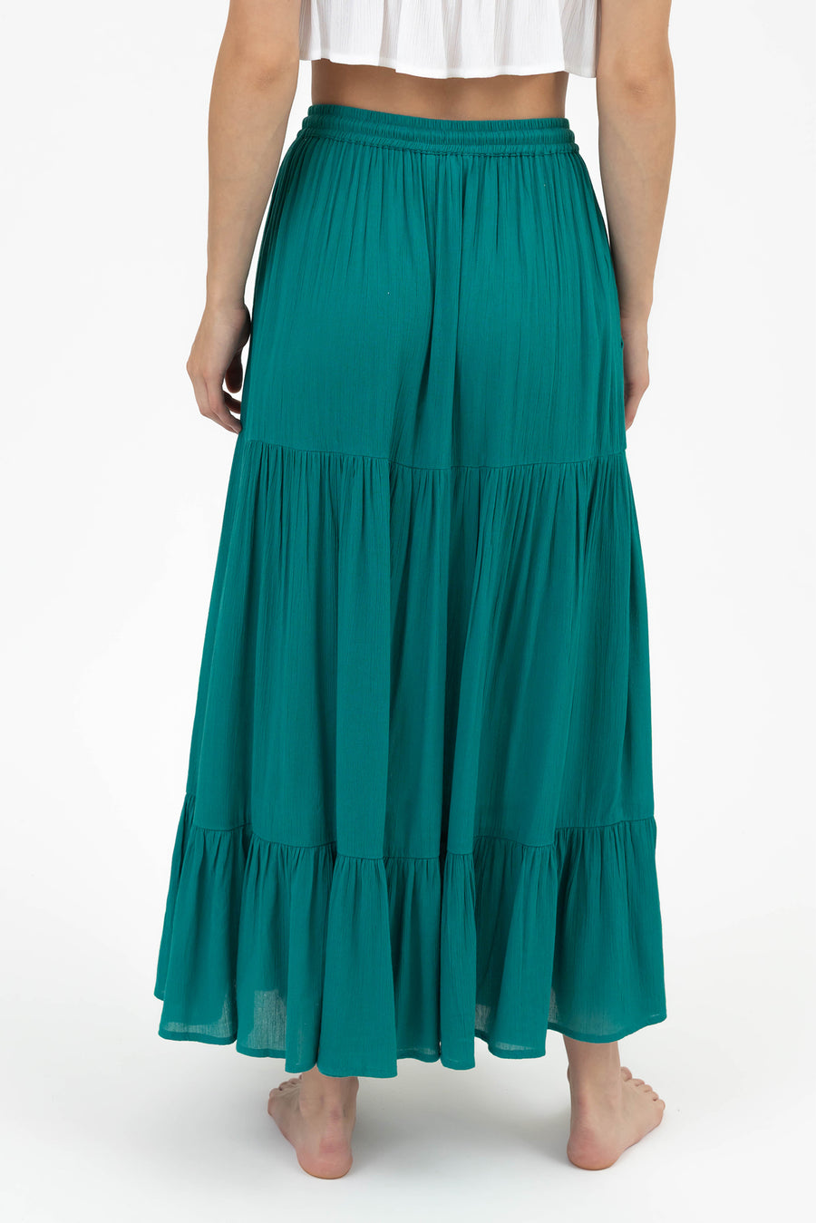 Miami Tiered Boho Maxi Skirt