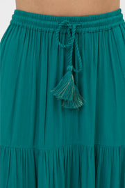 Miami Tiered Boho Maxi Skirt