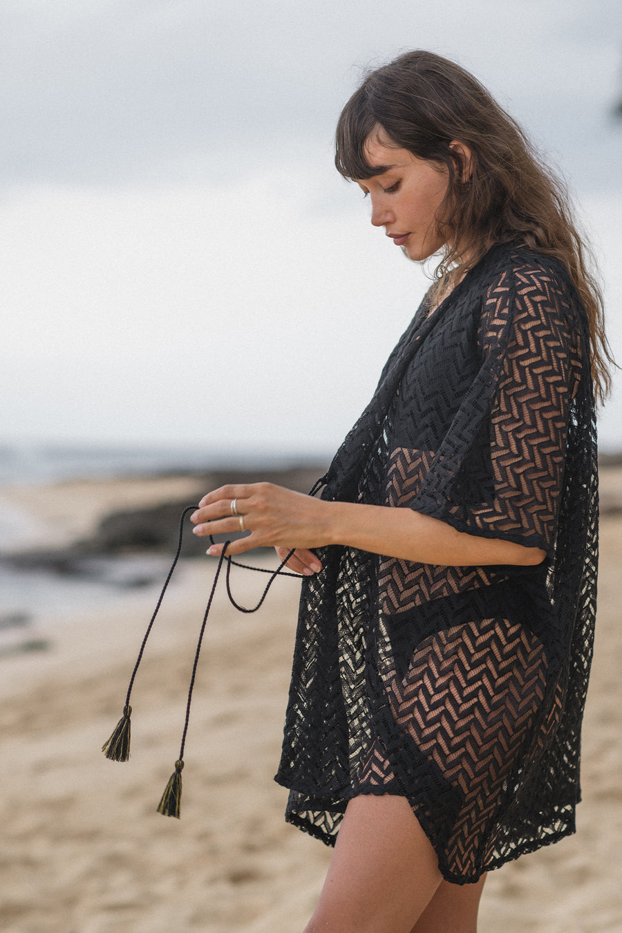 Zuma Crochet Beach Kimono