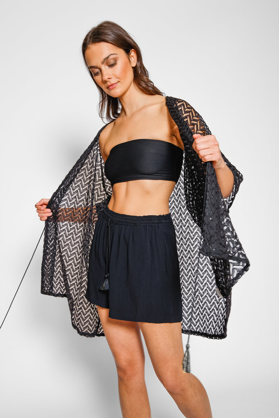 Zuma Crochet Beach Kimono