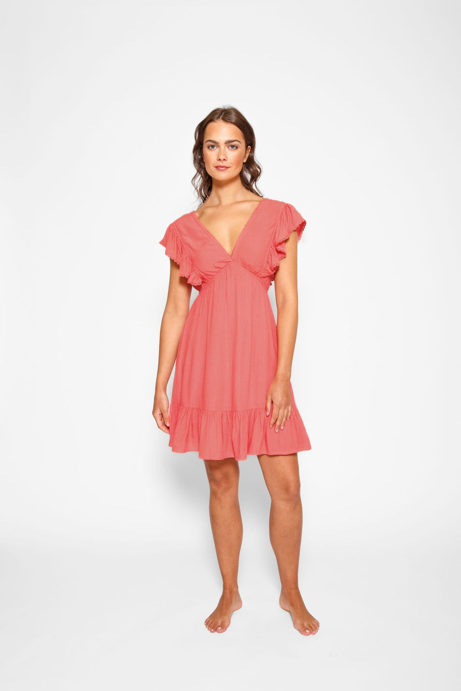 Miami Ruffle Mini Dress