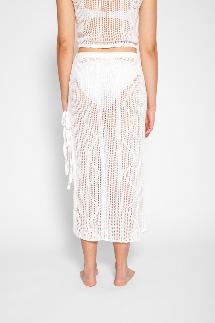 Santorini Knit Midi Skirt