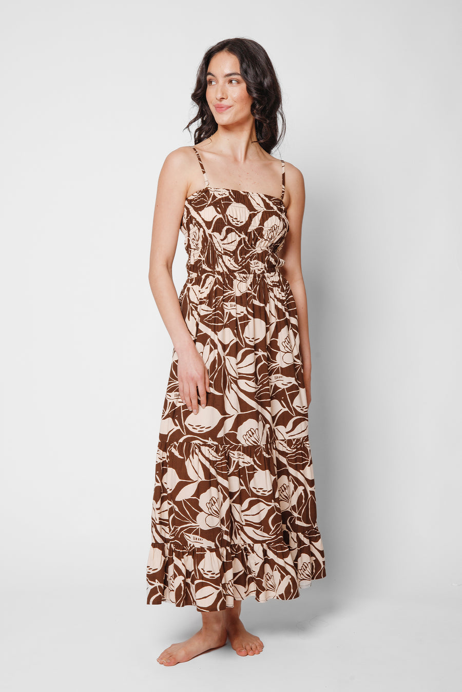 Robe Sorrento à smocks