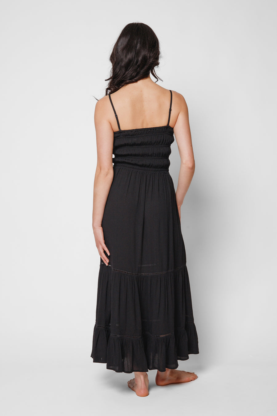 Miami Luxe Smocked Tiered Dress