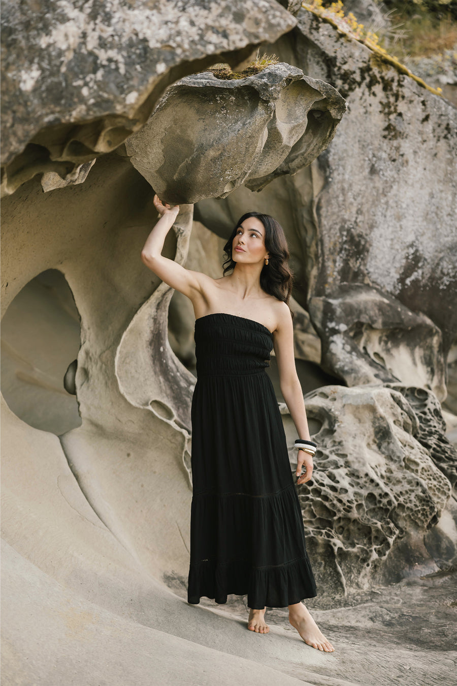 Miami Luxe Smocked Tiered Dress