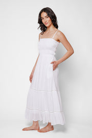 Miami Luxe Smocked Tiered Dress