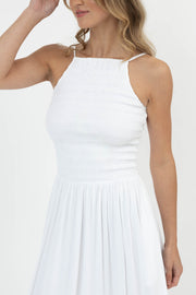 Miami Luxe High Neck Midi Dress