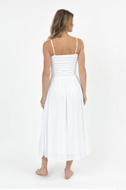 Miami Luxe High Neck Midi Dress