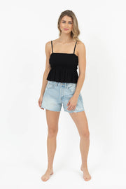 Miami Ruffle Bandeau Top