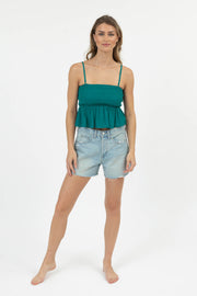 Miami Ruffle Bandeau Top