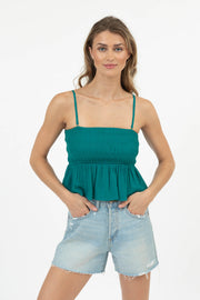 Miami Ruffle Bandeau Top