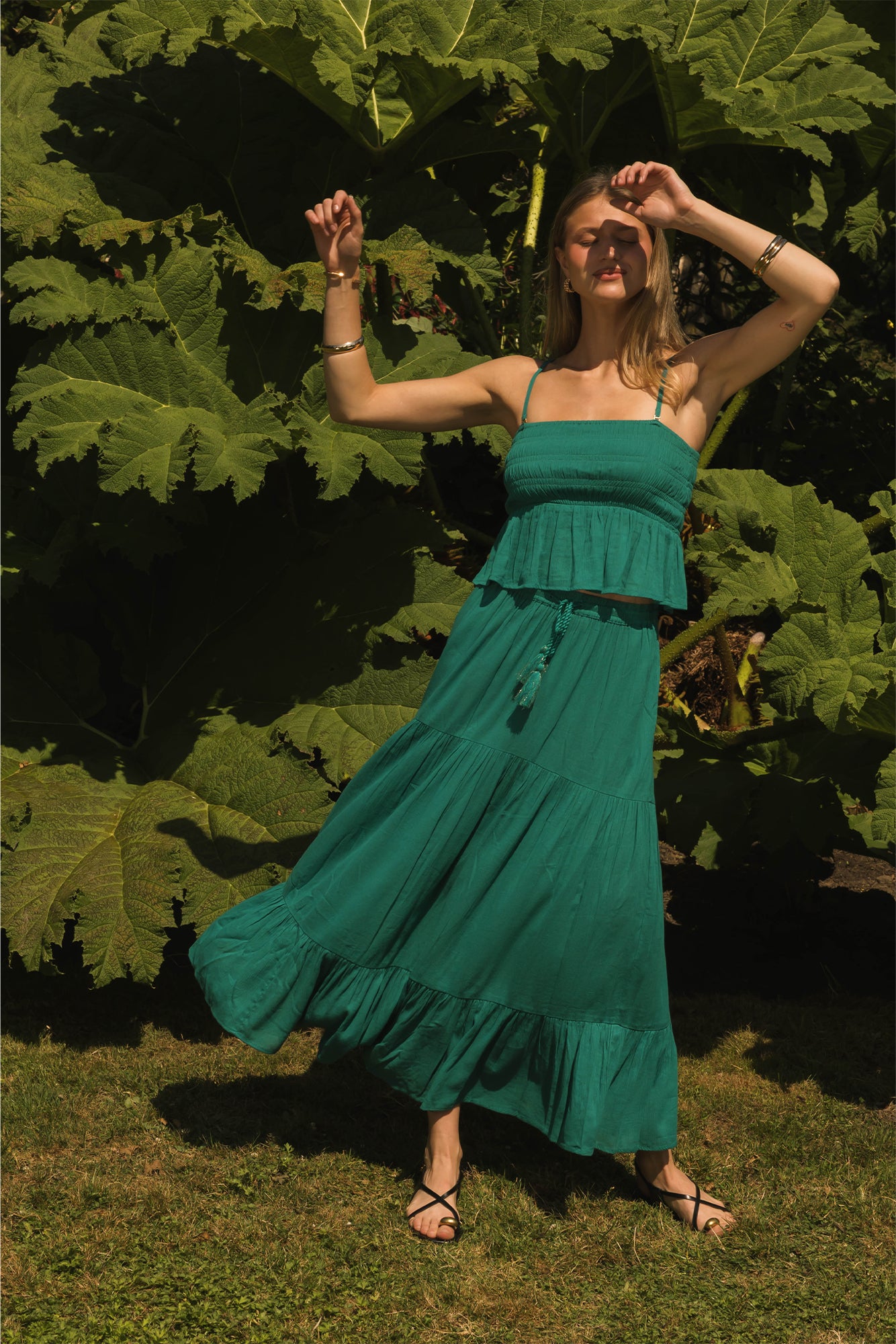 Miami Tiered Boho Maxi Skirt