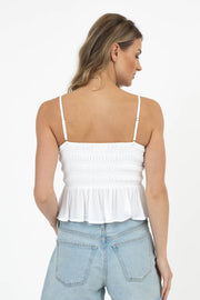 Miami Ruffle Bandeau Top