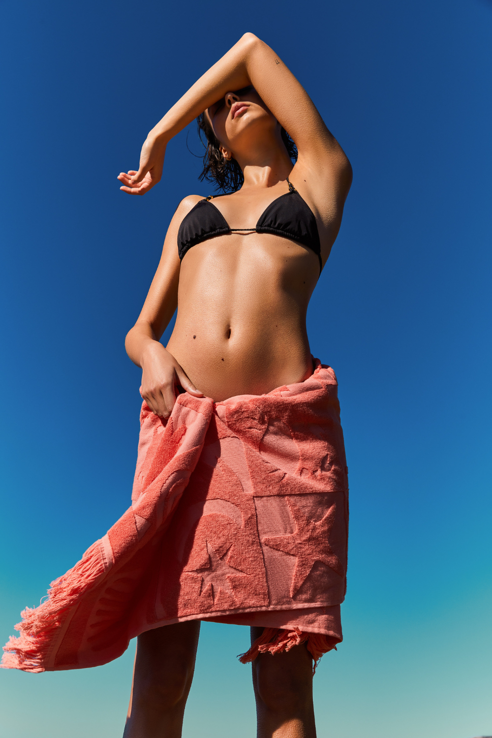 Sunnylife Luxe Beach Towel - Coral