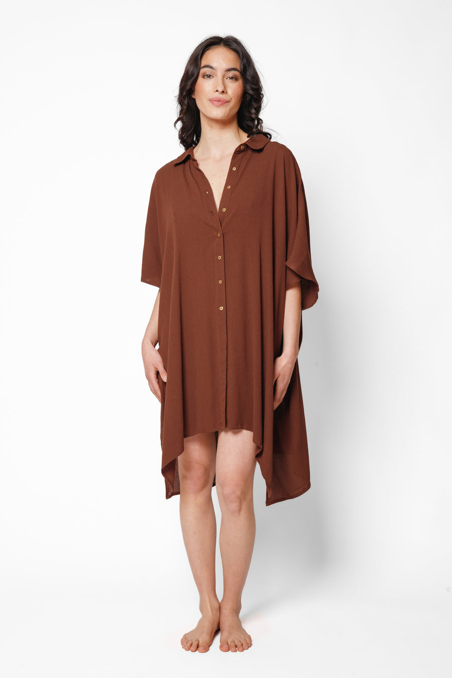 Miami Big Shirt Dress