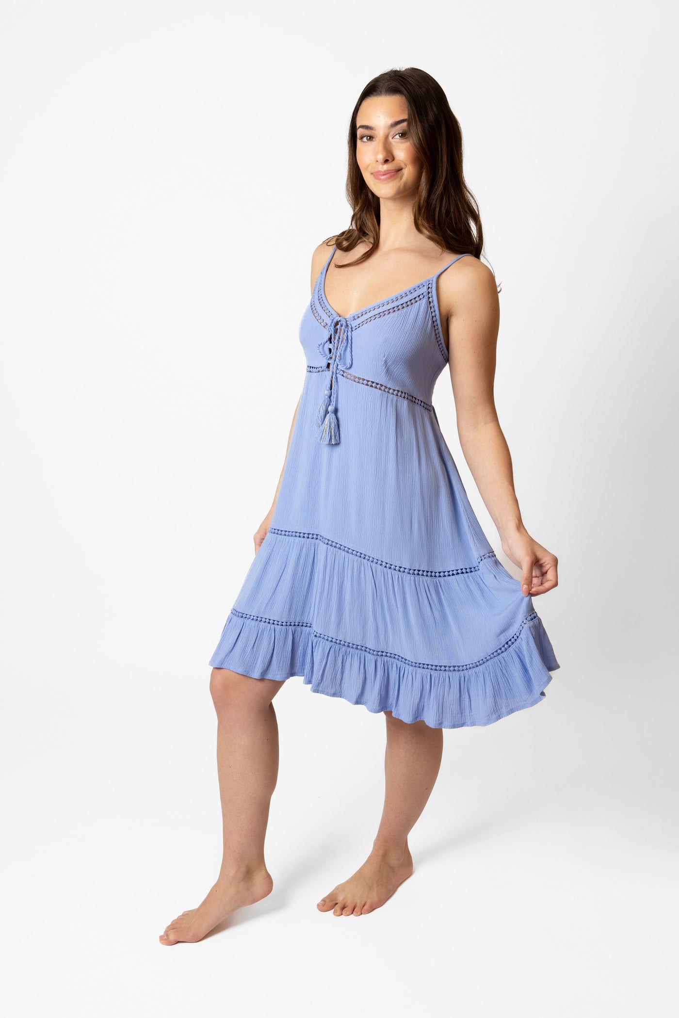 Koy Resort Miami Strappy Camisole Mini Dress Adult K2370-01 – Dance  Essentials Inc.
