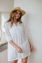 Escape Mesh Lace Front Tunic