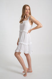 Miami Square Neck Tier Dress