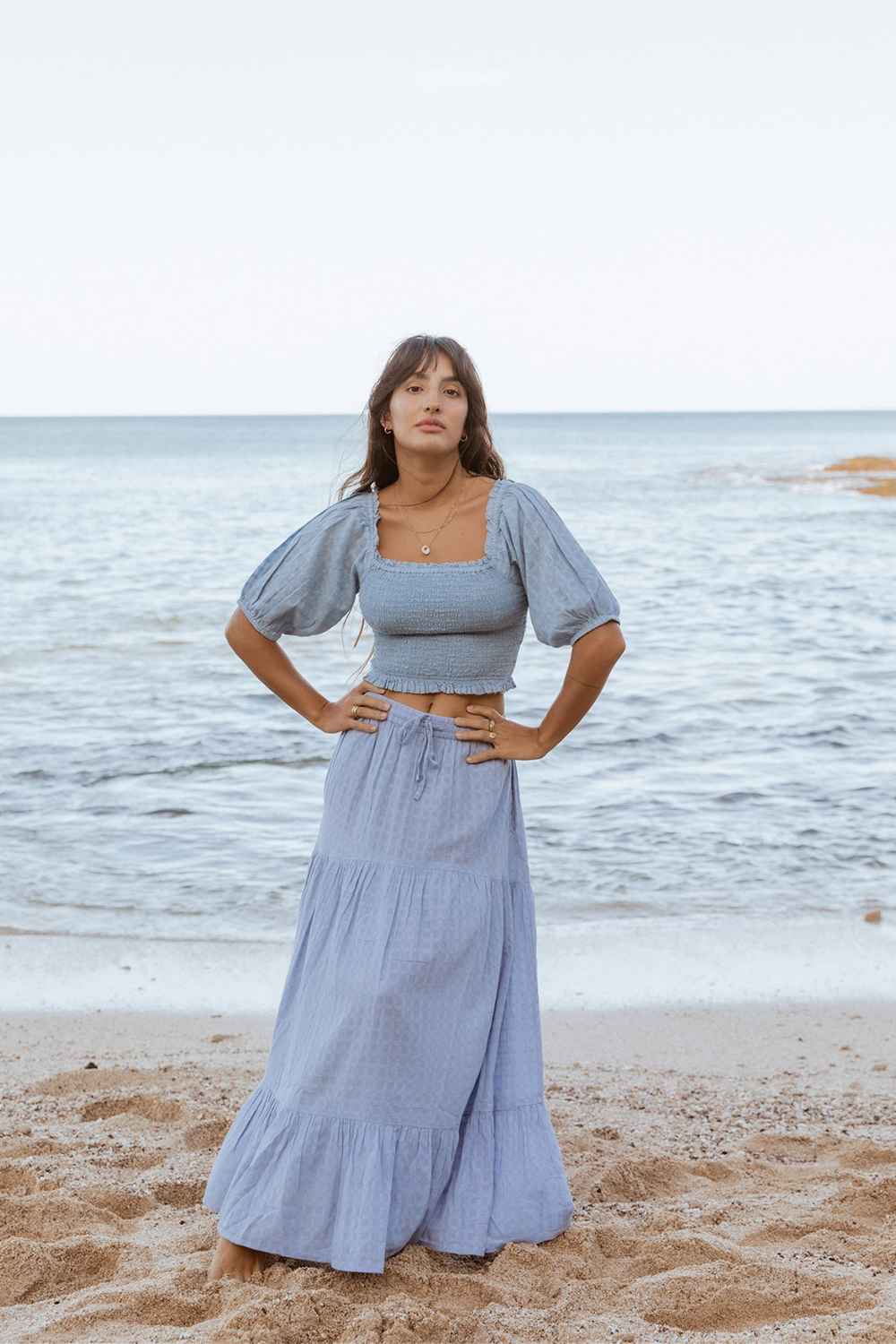 Boho online smock top